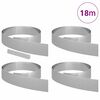 vidaXL Bordure de Pelouse 4 pcs Argent 450 x 0,05 x 15 cm