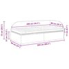 vidaXL Cadre de lit d'angle avec matelas 2 pcs Vert Velours