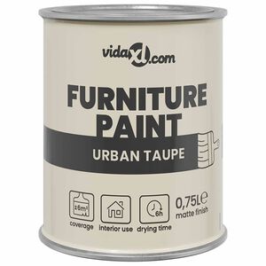 vidaXL Peinture pour meubles Marron 0,75 L