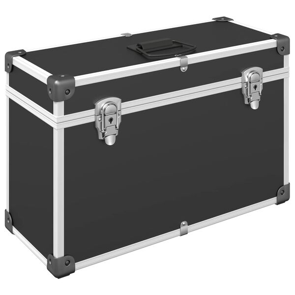 vidaXL Poign&eacute;es de Meuble 2 pcs Noir 85 x 45 mm M&eacute;tал