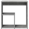vidaXL Table d'appoint Gris b&eacute;ton 50x30x50 cm Bois d'ing&eacute;nierie