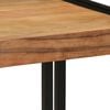 vidaXL Table basse Marron 40 x 40 x 38 cm Bois d'Acacia Massif