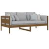 vidaXL Lit de jour sans matelas marron miel bois pin massif 90x190 cm