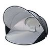 DERYAN Tente de plage escamotable XXL 155x133x95 cm Argent&eacute;