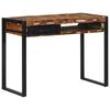 vidaXL Bureau multicolore 100x50x75 cm bois massif de récupération