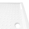vidaXL Receveur de douche avec picots Blanc 80x120x4 cm ABS