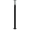 vidaXL Lampadaire d'ext&eacute;rieur noir 100 cm acier inoxydable