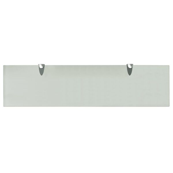 vidaXL &Eacute;tag&egrave;res murales 2 pcs Verre 80 x 20 cm 8 mm