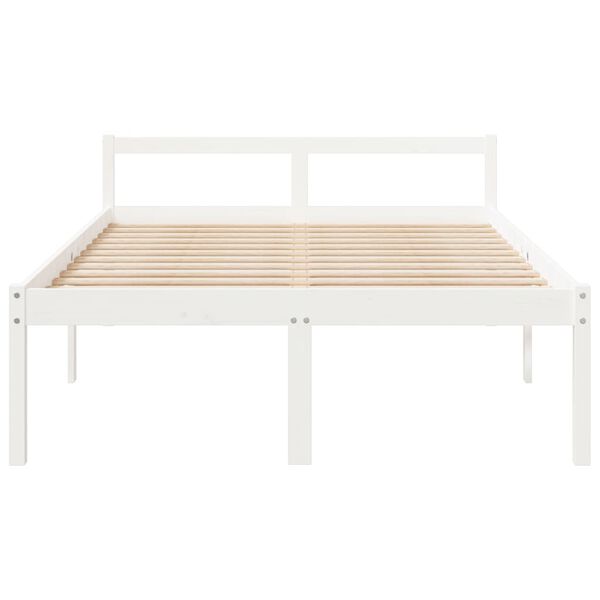 vidaXL Lit pour personne &acirc;g&eacute;e sans matelas 140x200 cm bois pin massif