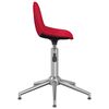 vidaXL Chaise pivotante de bureau Rouge bordeaux Tissu