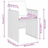vidaXL Ensemble de salle &agrave; manger pour jardin 9 pcs Beige polyrotin
