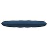 vidaXL Coussin de Dos Bleu 140 x 19 x 50 cm tissu