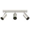 vidaXL Spot de plafond Nickel 38 x 5,5 x 16,5 cm M&eacute;tal