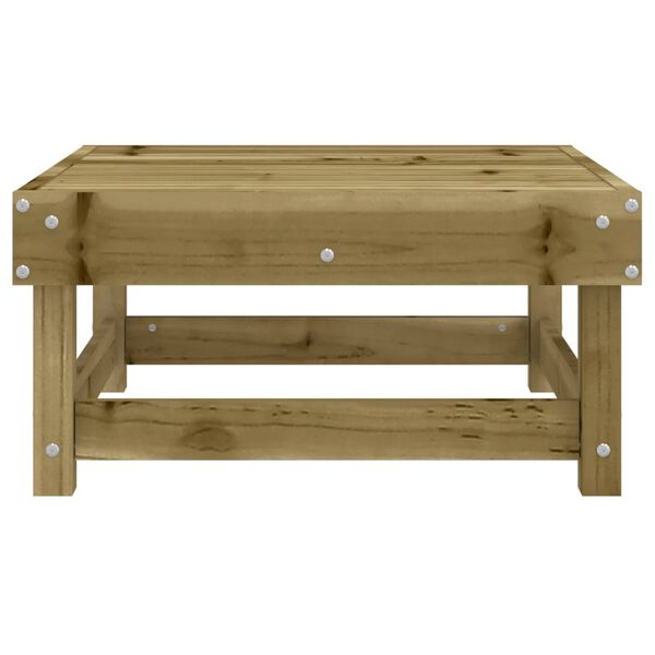 vidaXL Repose-pied de jardin bois de pin impr&eacute;gn&eacute;
