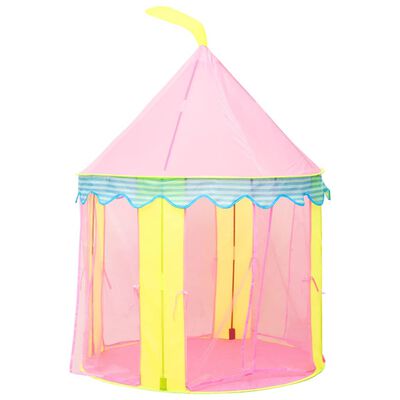 vidaXL Tente de jeu pour enfants avec 250 balles Rose 100x100x127 cm