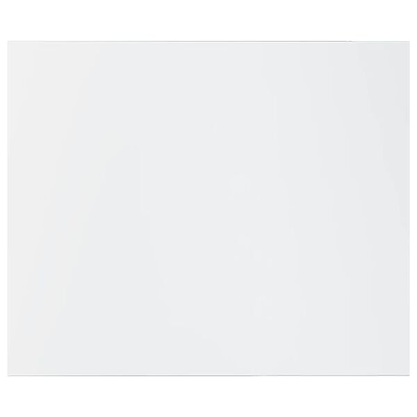 vidaXL Panneaux biblioth&egrave;que 8pcs Blanc brillant 60x50x1,5cm Agglom&eacute;r&eacute;