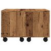 vidaXL Table basse vieux bois 60x60x38 cm bois d'ing&eacute;nierie