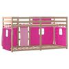 vidaXL Lit superpos&eacute; sans matelas 90x200 cm bois de pin massif