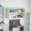 vidaXL Armoire murale pour garage Blanc 90 x 40 x 53 cm