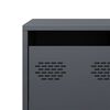 vidaXL Meuble TV anthracite 135x39x43,5 cm acier lamin&eacute; &agrave; froid