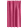 vidaXL Rideaux occultants avec anneaux 2 pcs Rose vif 140 x 140 cm