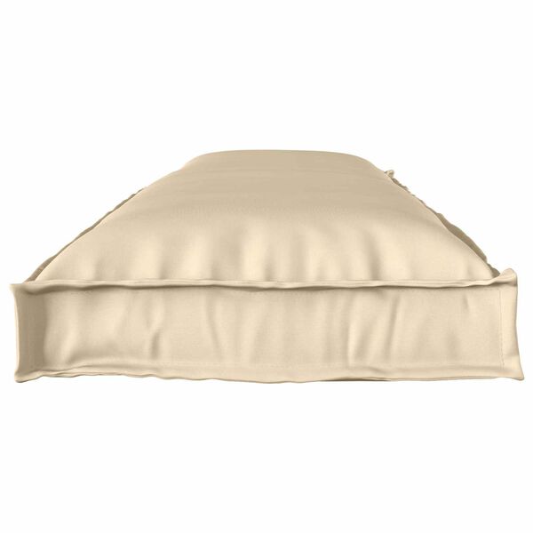 vidaXL Coussin Beige 150 x 40 x 8 cm Tissu Oxford
