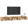 vidaXL Meubles TV muraux 3 pcs ch&ecirc;ne sonoma 100x34,5x40 cm
