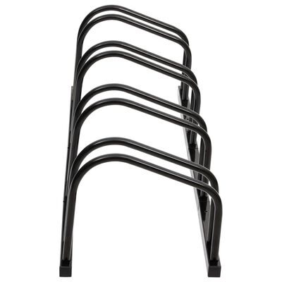 vidaXL Porte-vélos pour 4 vélos noir acier