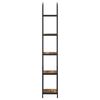 vidaXL &Eacute;tag&egrave;re Ch&ecirc;ne fum&eacute; 40 x 30 x 183 cm Bois d'ing&eacute;nierie