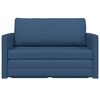 vidaXL Canap&eacute;-Lit 110cm Bleu tissu