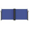 vidaXL Auvent lat&eacute;ral r&eacute;tractable bleu 100x600 cm