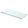 vidaXL Panneaux d'&eacute;tag&egrave;re 2 pcs Verre Transparent 70 x 30 cm
