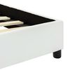 vidaXL Cadre de lit Blanc Similicuir 100 x 200 cm