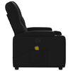 vidaXL Fauteuil de massage inclinable Noir Similicuir