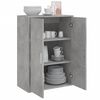 vidaXL Buffet gris b&eacute;ton 60x31x84 cm bois d'ing&eacute;nierie