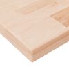 vidaXL Panneau d'&eacute;tag&egrave;re 40x20x2,5 cm Bois de ch&ecirc;ne massif non trait&eacute;