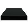 vidaXL &Eacute;tag&egrave;res murales flottantes 4 pcs noir 50x23x3,8 cm MDF
