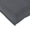 vidaXL Coussin Anthracite 120 x 40 x 8 cm Tissu Oxford