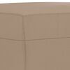 vidaXL Banc Cappuccino 100x35x41 cm Similicuir