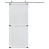 vidaXL Porte Corona Blanc 90 x 210 cm Bois d'ing&eacute;nierie