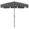 vidaXL Parasol de plage anthracite 200x125 cm