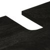 vidaXL Ensemble de meubles salle de bain 4 pcs noir bois d'ing&eacute;nierie