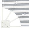 vidaXL Écran de confidentialité pour balcon Anthracite et blanc