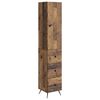 vidaXL Ensemble de Meubles 2 pc 34,5 x 34,5 x 90 cm Bois d'ing&eacute;nierie