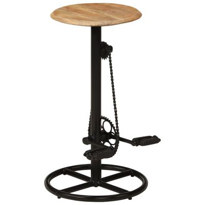 vidaXL Tabourets de bar lot de 2 bois de manguier massif