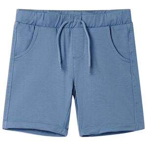 Short pour enfants avec cordon de serrage bleu foncé 92