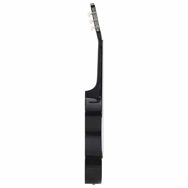 vidaXL Guitare classique de d&eacute;butants et enfants Noir 3/4 36"