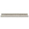 vidaXL &Eacute;tag&egrave;res murales 4 pcs Gris b&eacute;ton 40x9x3 cm