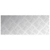 vidaXL Nez de marche Rectangulaire 2 pcs Argent&eacute; 50 x 20 cm Aluminium