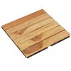 vidaXL Tuiles de terrasse 10 pcs 30x30 cm Bois massif teck vertical